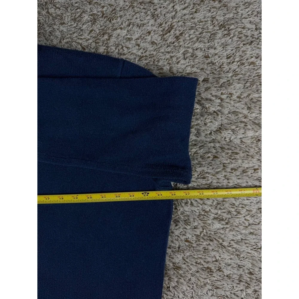 Polo Ralph Lauren Men's XXL Navy Blue 1/4 Zip Cotton Knit Sweater Pony Logo